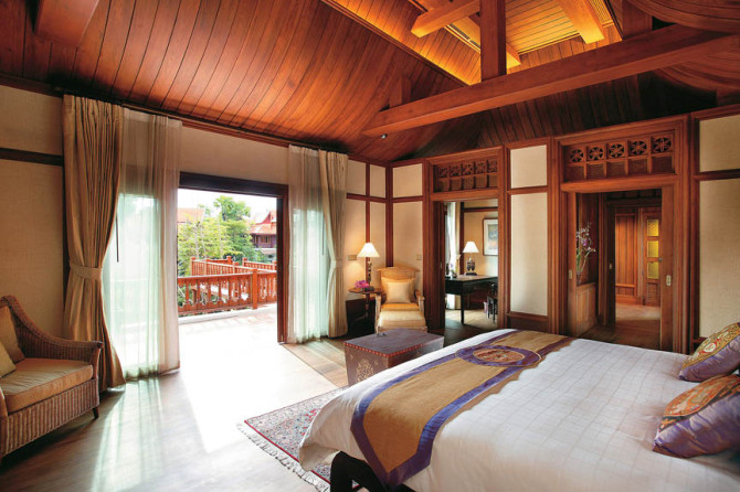 dhara devi hote bed room, akalingo, dhara dhevi, farang ses, fujian, le grand lana, loy kham bar, Dhara Dhevi Hotel